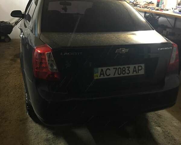 Черный Шевроле Лачетти, объемом двигателя 1.8 л и пробегом 186 тыс. км за 6000 $, фото 1 на Automoto.ua