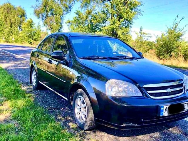 Черный Шевроле Лачетти, объемом двигателя 1.6 л и пробегом 180 тыс. км за 3700 $, фото 1 на Automoto.ua