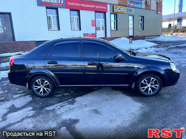 Черный Шевроле Лачетти, объемом двигателя 1.8 л и пробегом 143 тыс. км за 4700 $, фото 1 на Automoto.ua