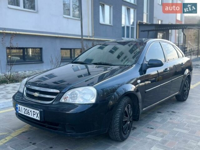 Черный Шевроле Лачетти, объемом двигателя 1.6 л и пробегом 211 тыс. км за 4400 $, фото 1 на Automoto.ua