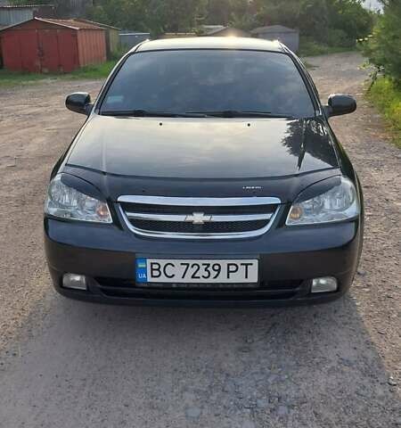 Черный Шевроле Лачетти, объемом двигателя 1.6 л и пробегом 145 тыс. км за 5600 $, фото 1 на Automoto.ua