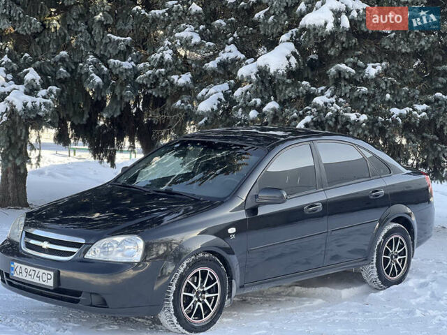 Черный Шевроле Лачетти, объемом двигателя 1.8 л и пробегом 178 тыс. км за 5250 $, фото 1 на Automoto.ua