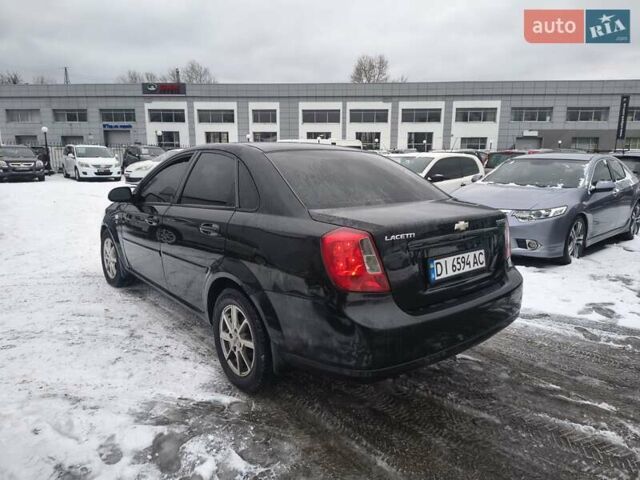 Черный Шевроле Лачетти, объемом двигателя 1.8 л и пробегом 267 тыс. км за 4200 $, фото 1 на Automoto.ua