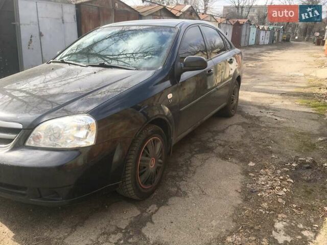 Черный Шевроле Лачетти, объемом двигателя 1.8 л и пробегом 132 тыс. км за 6100 $, фото 1 на Automoto.ua