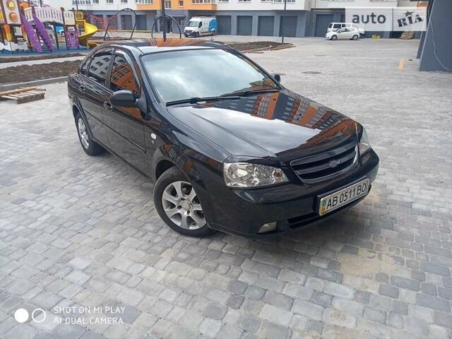 Черный Шевроле Лачетти, объемом двигателя 1.6 л и пробегом 95 тыс. км за 6200 $, фото 1 на Automoto.ua