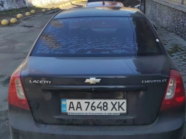 Черный Шевроле Лачетти, объемом двигателя 1.8 л и пробегом 304 тыс. км за 4800 $, фото 1 на Automoto.ua