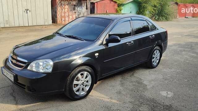 Черный Шевроле Лачетти, объемом двигателя 1.8 л и пробегом 92 тыс. км за 7100 $, фото 1 на Automoto.ua
