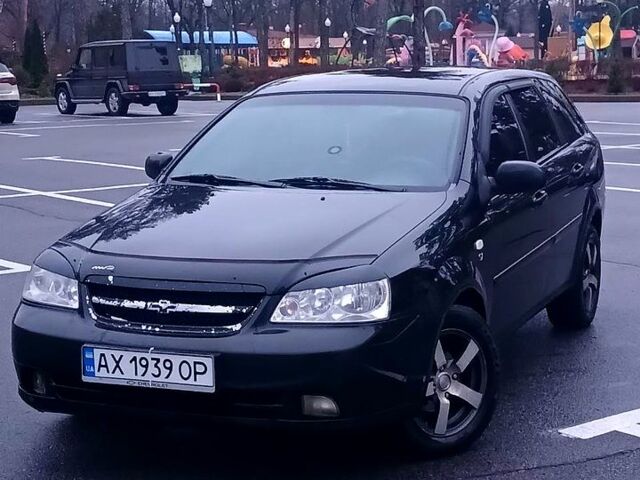 Черный Шевроле Лачетти, объемом двигателя 1.8 л и пробегом 220 тыс. км за 4590 $, фото 1 на Automoto.ua
