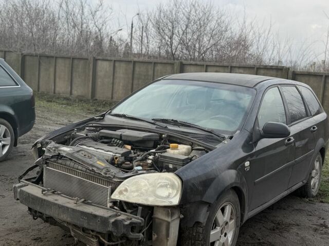 Черный Шевроле Лачетти, объемом двигателя 2 л и пробегом 200 тыс. км за 1300 $, фото 1 на Automoto.ua