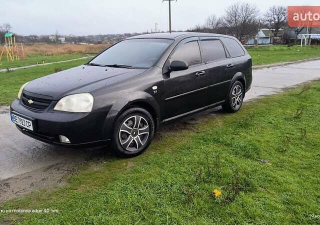 Черный Шевроле Лачетти, объемом двигателя 1.8 л и пробегом 205 тыс. км за 3500 $, фото 1 на Automoto.ua