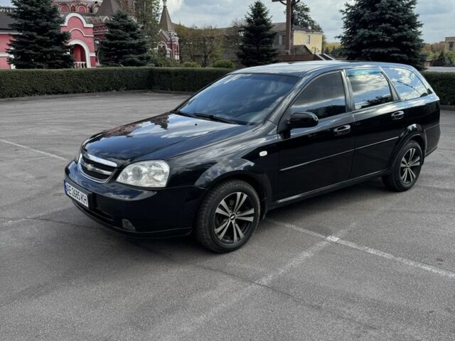 Черный Шевроле Лачетти, объемом двигателя 1.8 л и пробегом 210 тыс. км за 3800 $, фото 1 на Automoto.ua