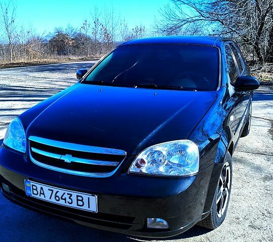 Черный Шевроле Лачетти, объемом двигателя 1.8 л и пробегом 262 тыс. км за 4600 $, фото 1 на Automoto.ua