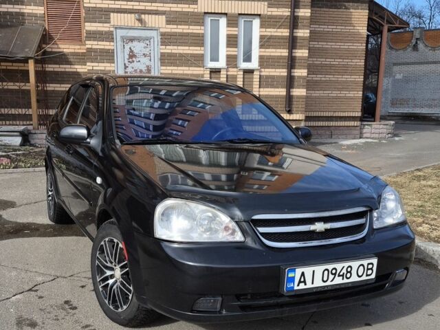 Черный Шевроле Лачетти, объемом двигателя 1.8 л и пробегом 178 тыс. км за 5300 $, фото 1 на Automoto.ua