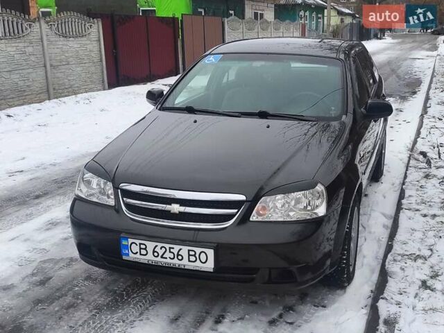 Черный Шевроле Лачетти, объемом двигателя 1.8 л и пробегом 245 тыс. км за 4400 $, фото 1 на Automoto.ua