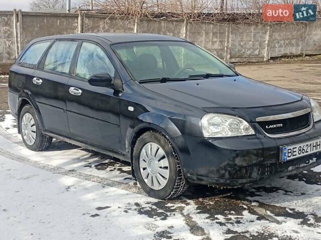 Черный Шевроле Лачетти, объемом двигателя 1.8 л и пробегом 298 тыс. км за 3000 $, фото 1 на Automoto.ua