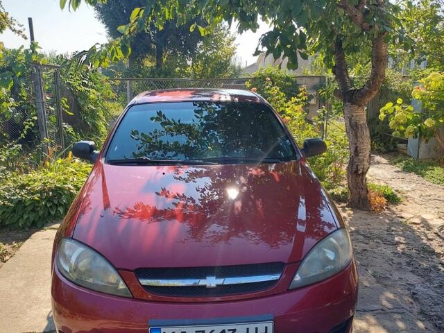 Красный Шевроле Лачетти, объемом двигателя 1.6 л и пробегом 87 тыс. км за 4993 $, фото 1 на Automoto.ua