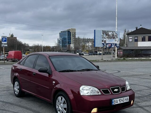 Красный Шевроле Лачетти, объемом двигателя 1.6 л и пробегом 222 тыс. км за 3999 $, фото 1 на Automoto.ua