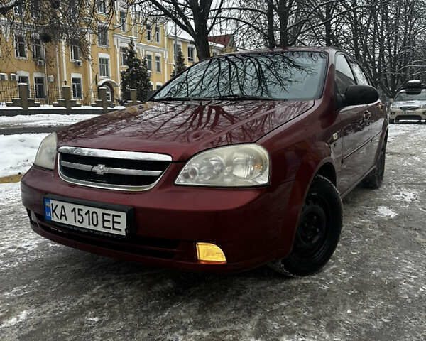 Красный Шевроле Лачетти, объемом двигателя 1.6 л и пробегом 280 тыс. км за 2599 $, фото 1 на Automoto.ua