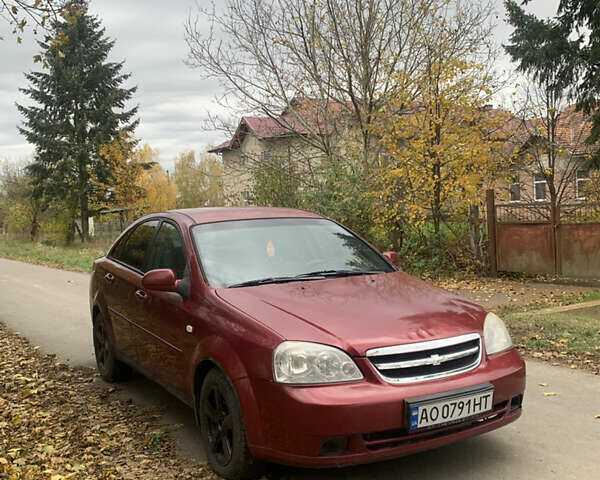 Красный Шевроле Лачетти, объемом двигателя 1.8 л и пробегом 250 тыс. км за 1850 $, фото 1 на Automoto.ua