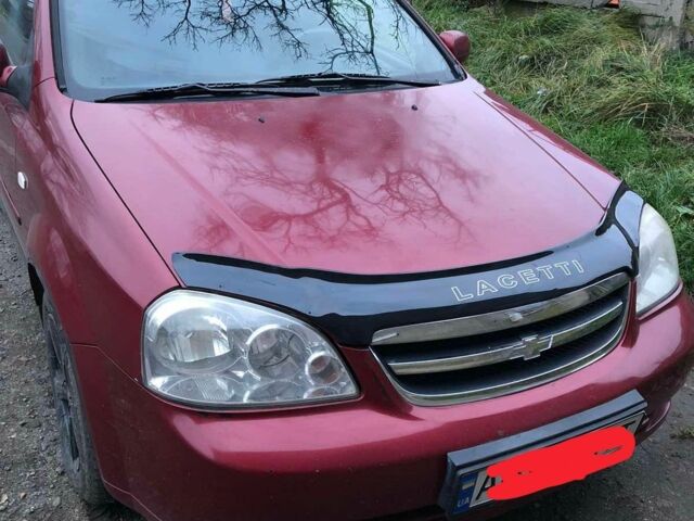 Красный Шевроле Лачетти, объемом двигателя 1.8 л и пробегом 250 тыс. км за 800 $, фото 1 на Automoto.ua