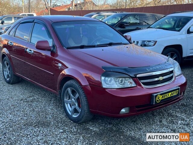 Красный Шевроле Лачетти, объемом двигателя 1.6 л и пробегом 256 тыс. км за 4300 $, фото 1 на Automoto.ua