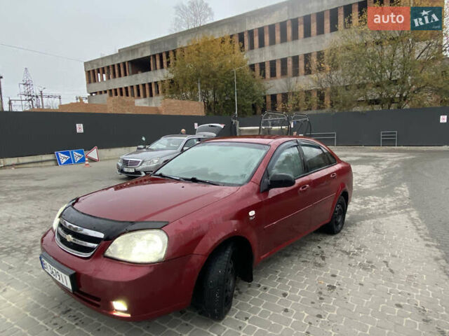 Красный Шевроле Лачетти, объемом двигателя 1.6 л и пробегом 225 тыс. км за 2900 $, фото 1 на Automoto.ua