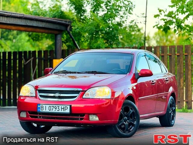 Красный Шевроле Лачетти, объемом двигателя 1.8 л и пробегом 195 тыс. км за 4300 $, фото 1 на Automoto.ua