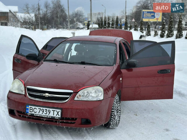 Червоний Шевроле Лачетті, об'ємом двигуна 1.6 л та пробігом 157 тис. км за 4200 $, фото 1 на Automoto.ua