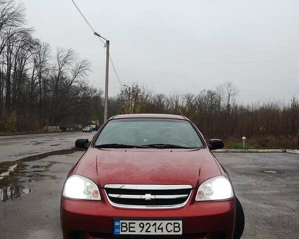 Червоний Шевроле Лачетті, об'ємом двигуна 1.6 л та пробігом 224 тис. км за 3650 $, фото 1 на Automoto.ua