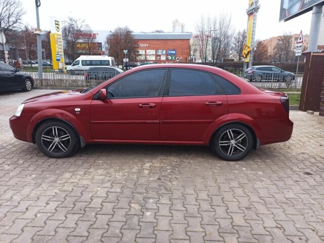 Червоний Шевроле Лачетті, об'ємом двигуна 1.8 л та пробігом 237 тис. км за 3700 $, фото 1 на Automoto.ua