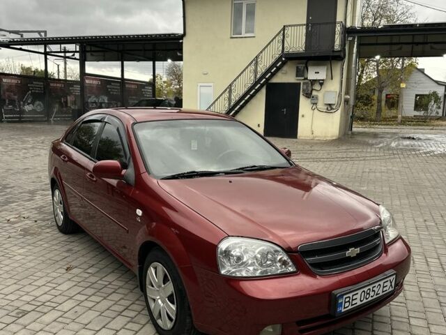 Красный Шевроле Лачетти, объемом двигателя 1.8 л и пробегом 195 тыс. км за 3700 $, фото 1 на Automoto.ua