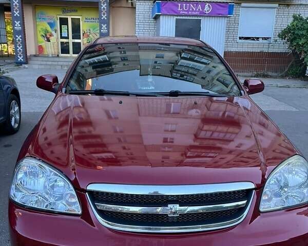 Красный Шевроле Лачетти, объемом двигателя 1.6 л и пробегом 149 тыс. км за 4550 $, фото 1 на Automoto.ua