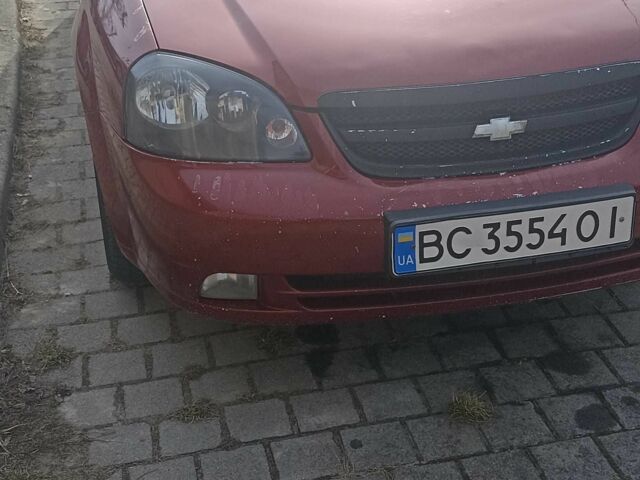 Красный Шевроле Лачетти, объемом двигателя 1.8 л и пробегом 300 тыс. км за 3299 $, фото 1 на Automoto.ua