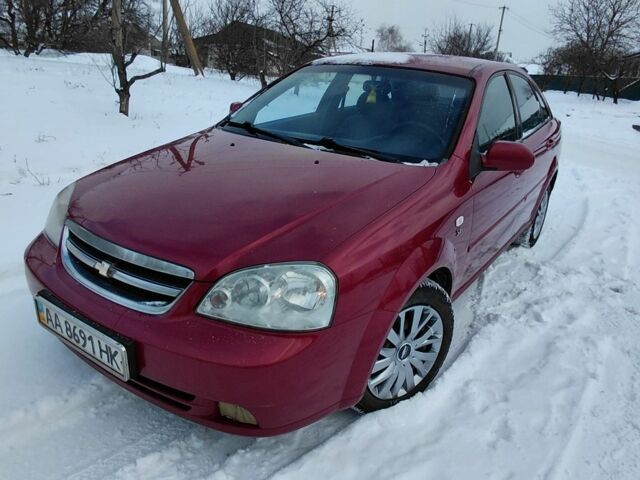 Червоний Шевроле Лачетті, об'ємом двигуна 1.8 л та пробігом 163 тис. км за 4500 $, фото 1 на Automoto.ua