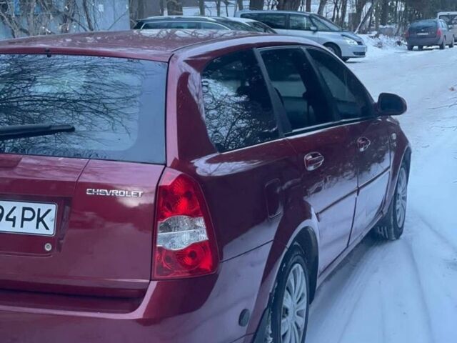 Красный Шевроле Лачетти, объемом двигателя 1.8 л и пробегом 220 тыс. км за 3250 $, фото 1 на Automoto.ua