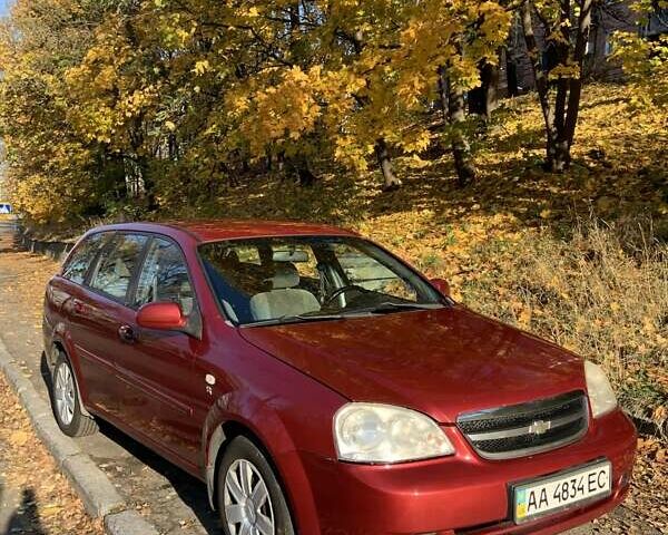 Красный Шевроле Лачетти, объемом двигателя 1.8 л и пробегом 179 тыс. км за 3900 $, фото 1 на Automoto.ua
