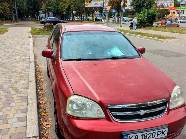 Червоний Шевроле Лачетті, об'ємом двигуна 1.8 л та пробігом 269 тис. км за 4000 $, фото 1 на Automoto.ua