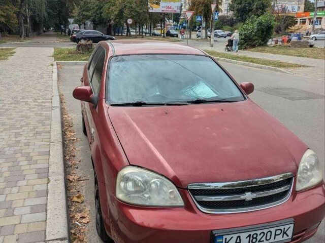 Красный Шевроле Лачетти, объемом двигателя 1.8 л и пробегом 269 тыс. км за 3700 $, фото 1 на Automoto.ua