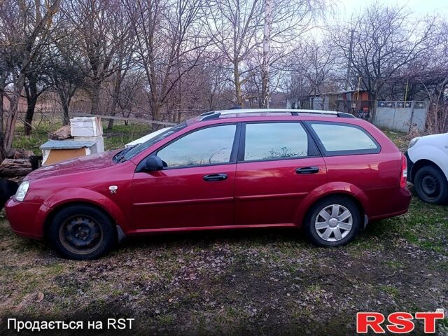 Красный Шевроле Лачетти, объемом двигателя 1.8 л и пробегом 250 тыс. км за 4400 $, фото 1 на Automoto.ua