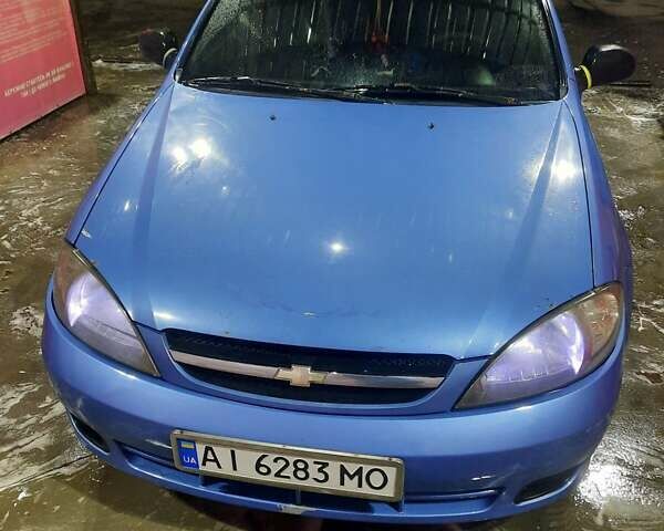 Синий Шевроле Лачетти, объемом двигателя 1.6 л и пробегом 196 тыс. км за 4000 $, фото 1 на Automoto.ua
