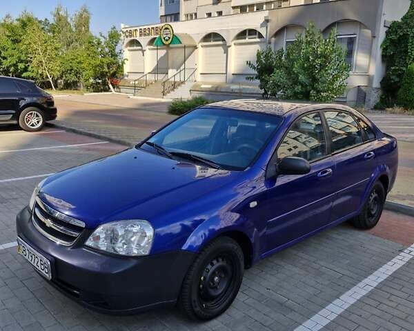 Синий Шевроле Лачетти, объемом двигателя 1.6 л и пробегом 207 тыс. км за 3900 $, фото 1 на Automoto.ua