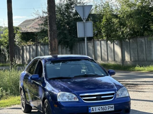 Синий Шевроле Лачетти, объемом двигателя 1.6 л и пробегом 230 тыс. км за 3760 $, фото 1 на Automoto.ua