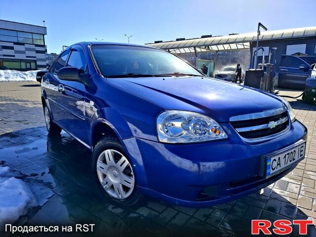 Синий Шевроле Лачетти, объемом двигателя 1.6 л и пробегом 217 тыс. км за 4000 $, фото 1 на Automoto.ua
