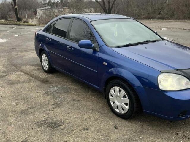 Синий Шевроле Лачетти, объемом двигателя 1.8 л и пробегом 208 тыс. км за 3550 $, фото 1 на Automoto.ua