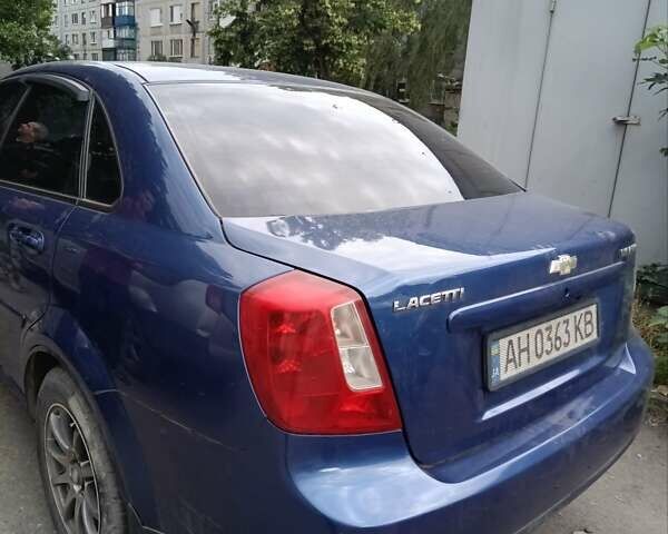 Синий Шевроле Лачетти, объемом двигателя 1.6 л и пробегом 250 тыс. км за 3300 $, фото 1 на Automoto.ua