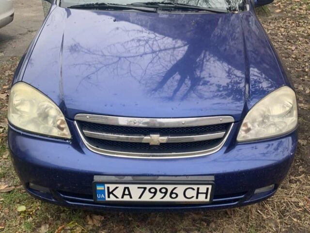 Синий Шевроле Лачетти, объемом двигателя 1.8 л и пробегом 260 тыс. км за 4500 $, фото 1 на Automoto.ua