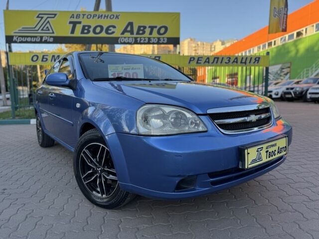 Синій Шевроле Лачетті, об'ємом двигуна 1.8 л та пробігом 226 тис. км за 4250 $, фото 1 на Automoto.ua