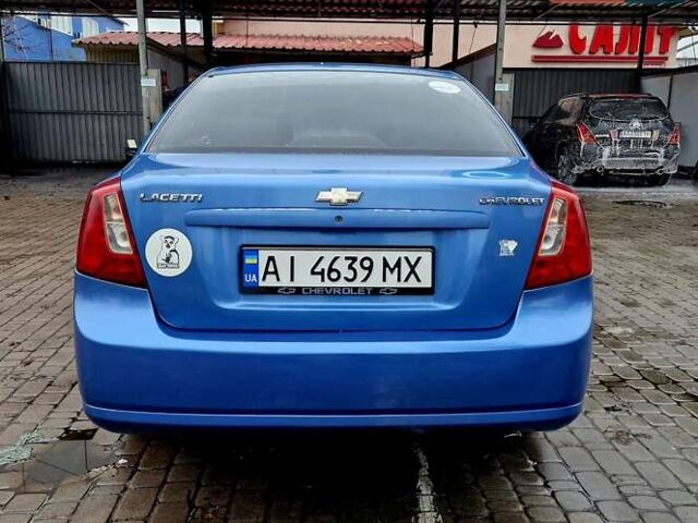 Синий Шевроле Лачетти, объемом двигателя 1.8 л и пробегом 260 тыс. км за 4000 $, фото 1 на Automoto.ua