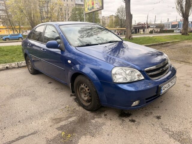 Синий Шевроле Лачетти, объемом двигателя 1.8 л и пробегом 179 тыс. км за 3000 $, фото 1 на Automoto.ua
