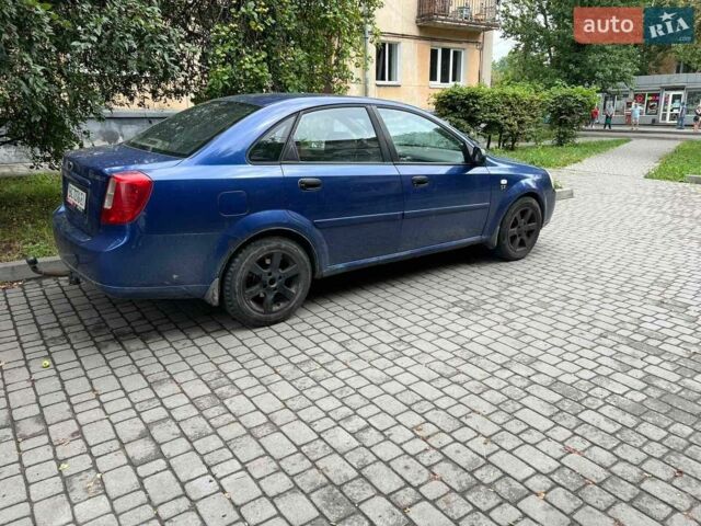 Синий Шевроле Лачетти, объемом двигателя 1.8 л и пробегом 170 тыс. км за 2700 $, фото 1 на Automoto.ua
